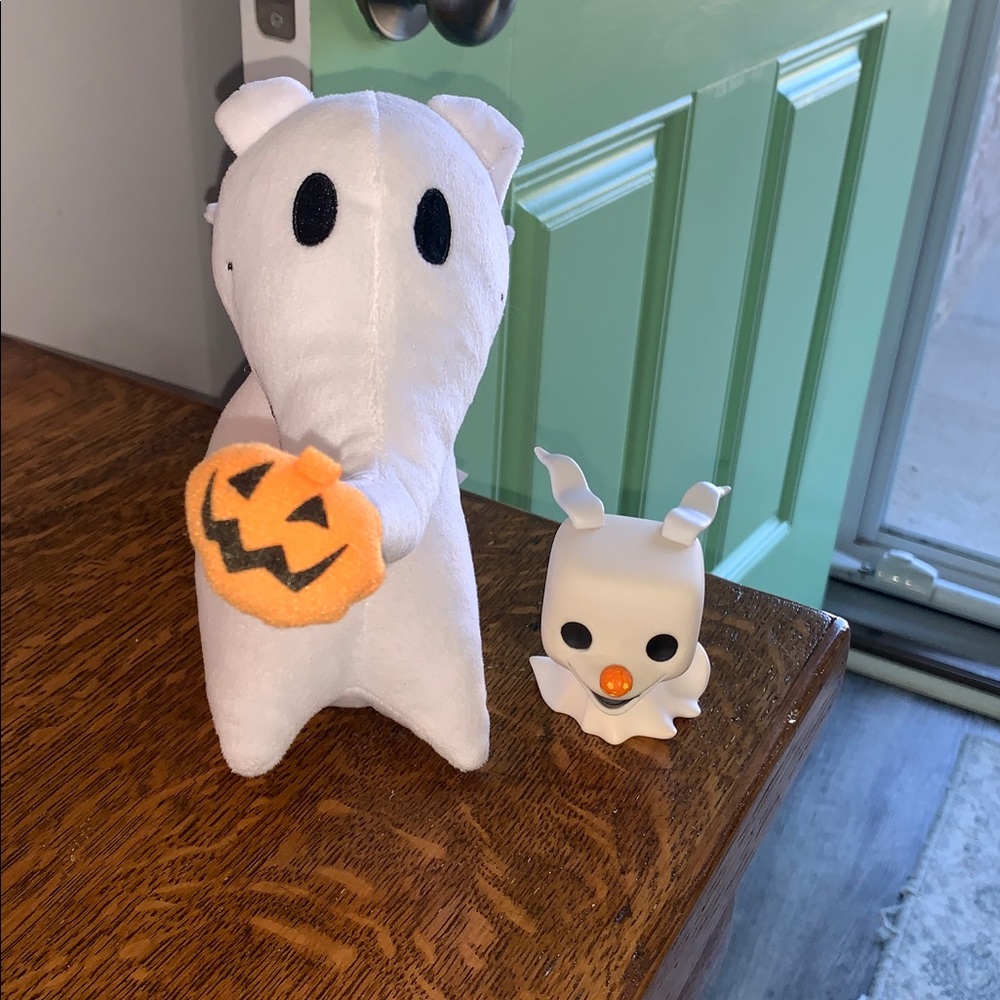 Zero Stuffed Animal & Funko Zero Figurine - The Nightmare Before Christmas